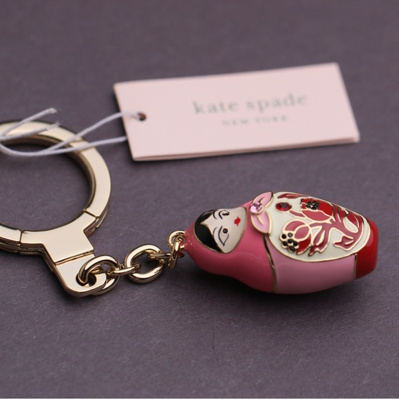 Kate Spade Russian Nesting Doll Key Ring - Picture 4 of 6